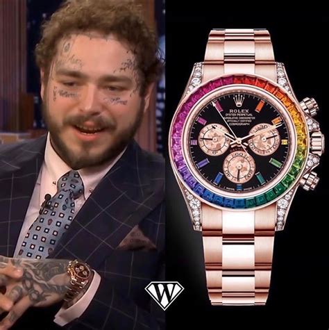 rolex with the diamonds post malone|post malone watch review.